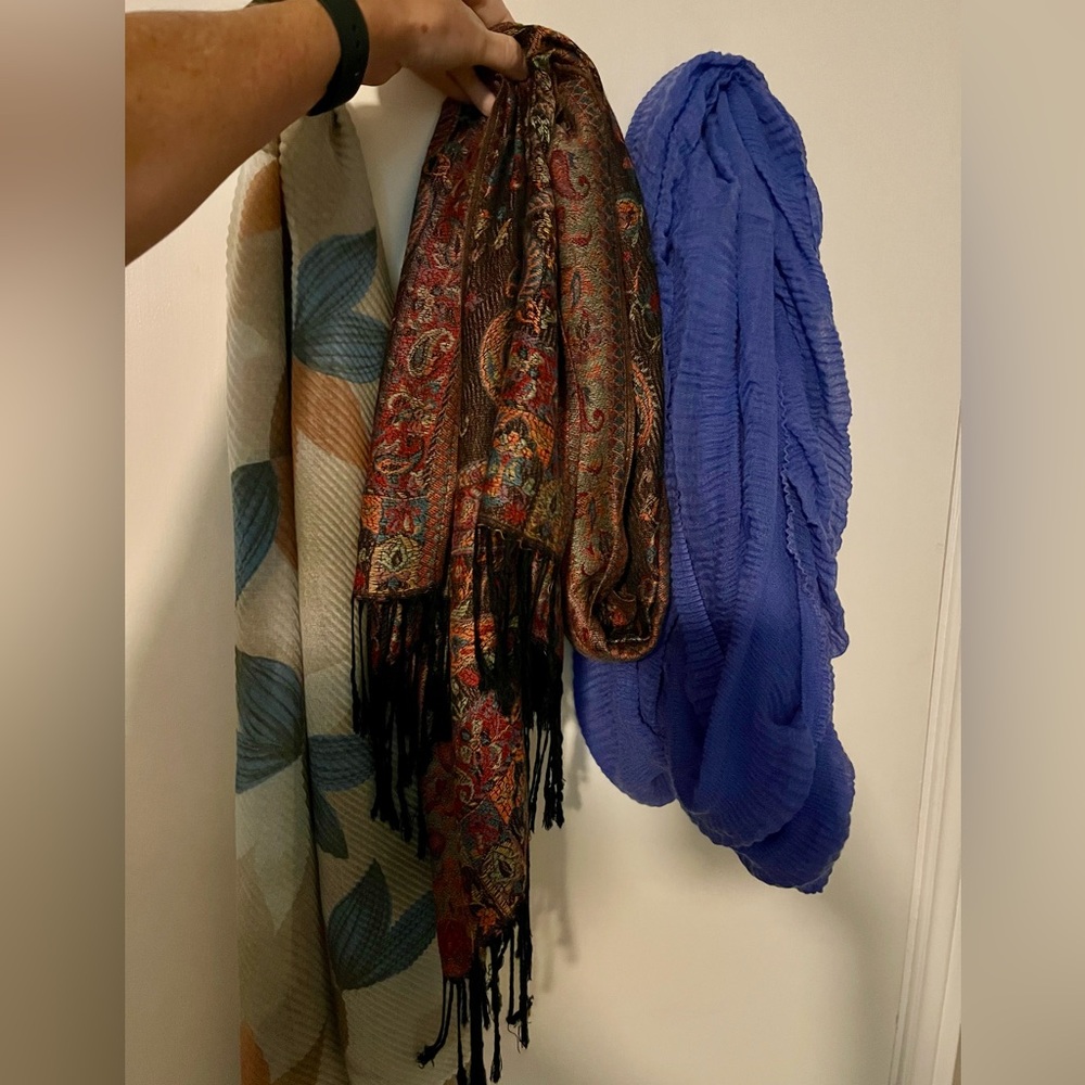 Colorful Patterned Scarves Set